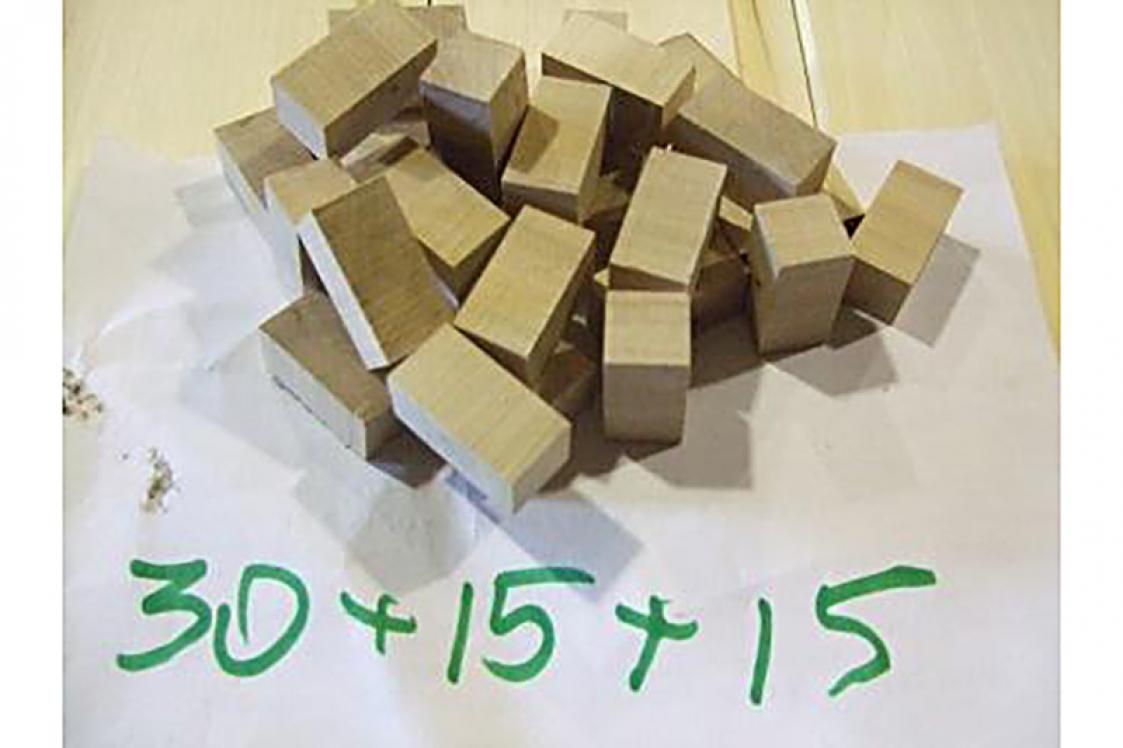 Образцы-клен 30х15х15